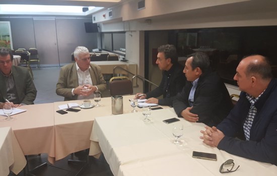 Συνάντηση με τον υφυπουργό ΑΑΤ κ. Γιάννη Τσιρώνη